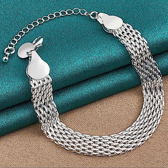 Sterling Silver Trendy 10mm Chain Bracelet - Picture 8 of 10